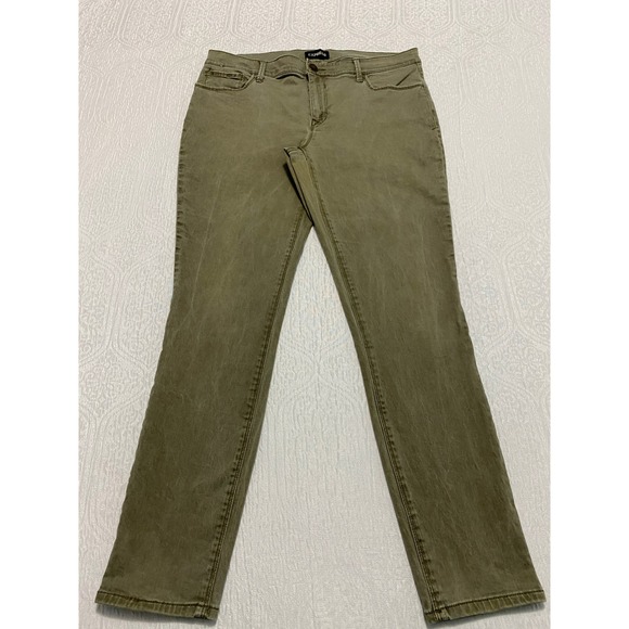 Express Pants - Express Legging Mid Rise Olive Green Women's Size 12 R‎ Stretch Pants
